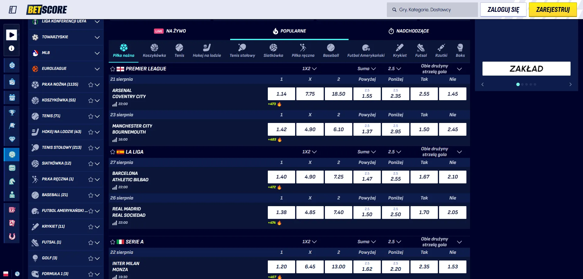 Betscore Casino metody płatności – Visa, Skrill, Bitcoin i Ethereum